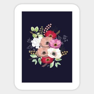 Floral Bouquet V Sticker